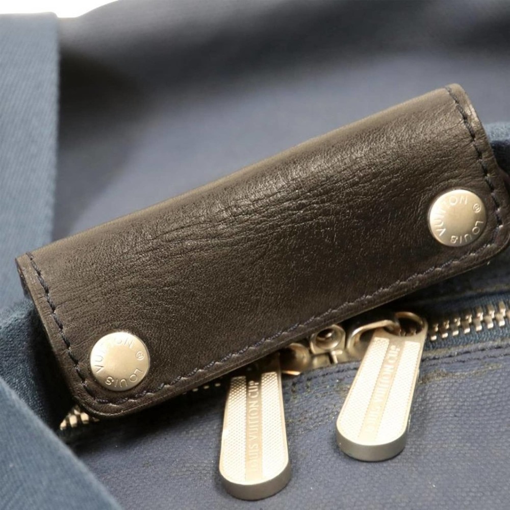 Louis Vuitton Blue and White Travel Bag - Picture 8 of 12